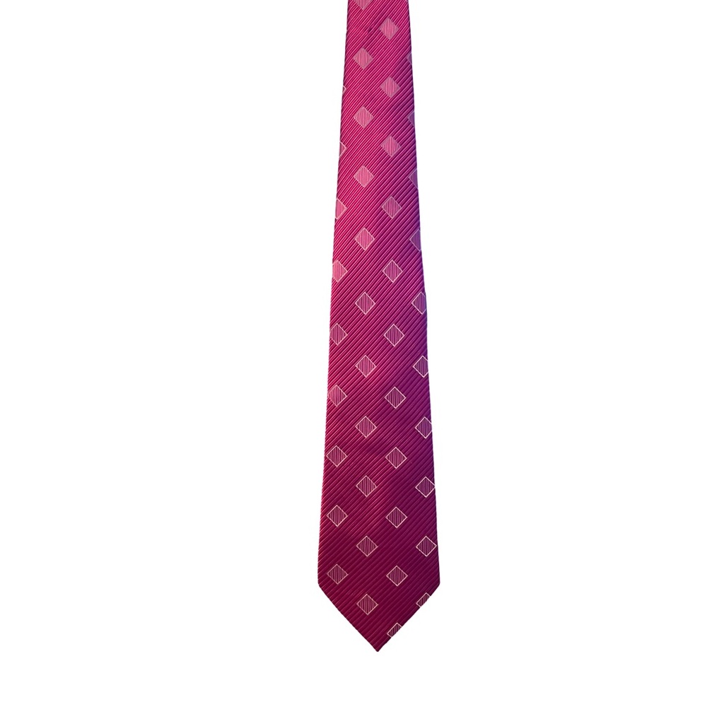 Donald J. Trump Elegant Pink Geometric Tie